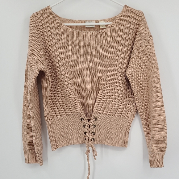 Daytrip Sweaters - Daytrip Cream Crew & Scoop Necks Sweater